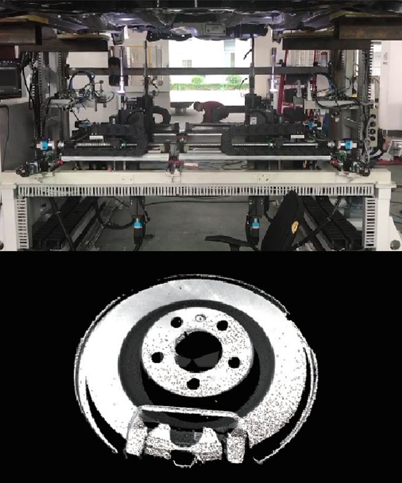 Brake Disc Screw Position Detection